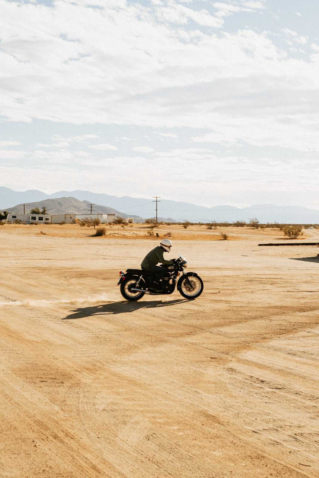 Motorbike lifestyle photography session
