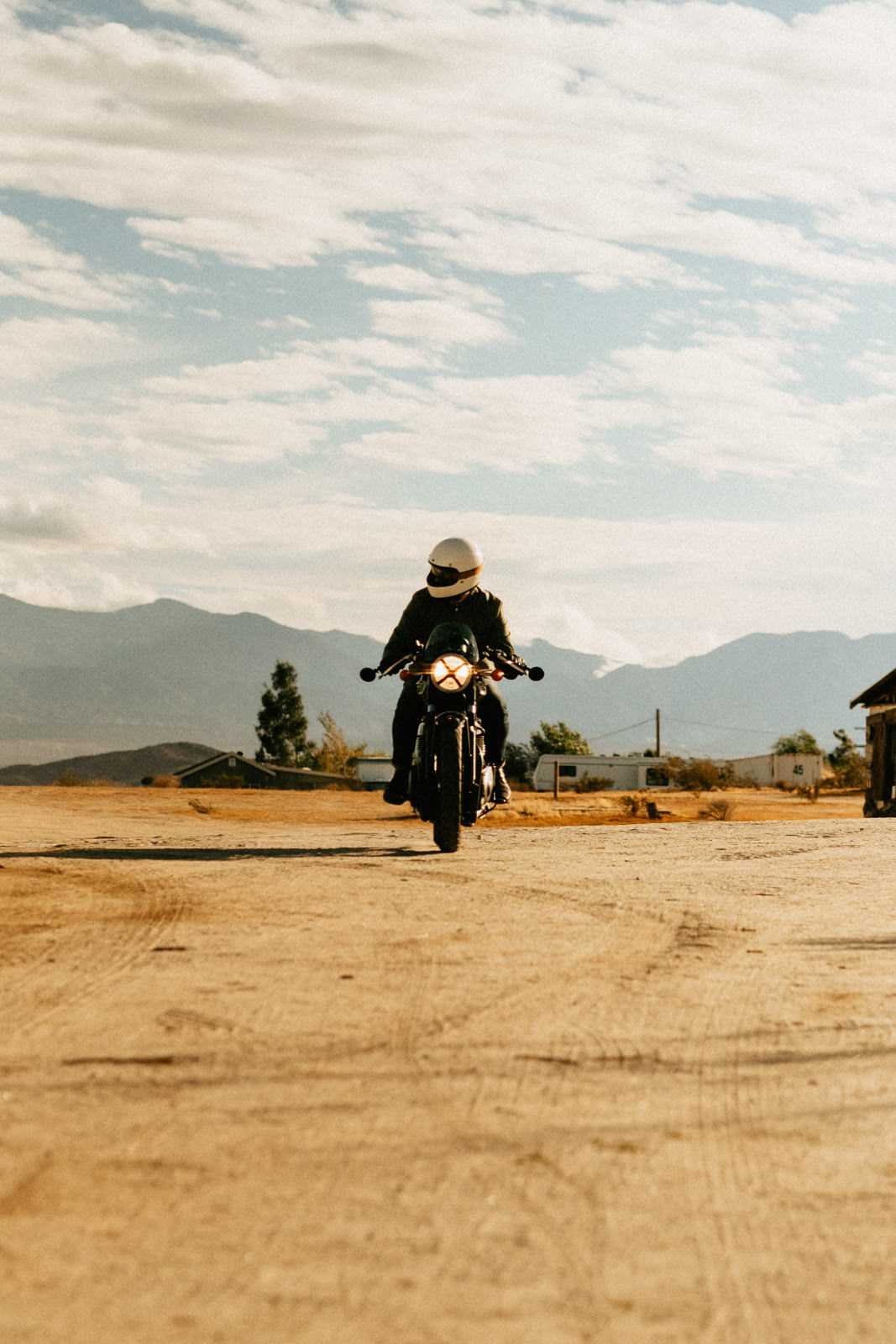 Motorbike lifestyle photography session