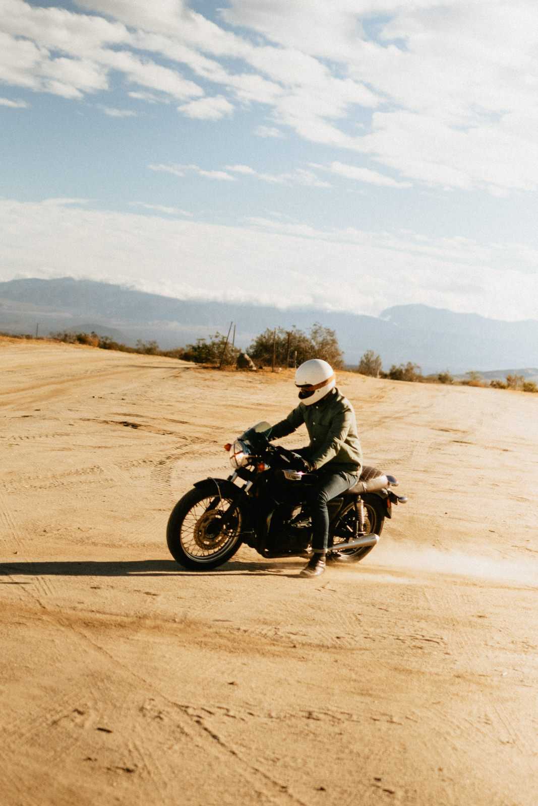 Motorbike lifestyle photography session