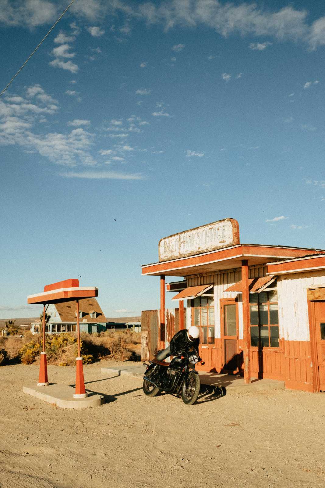 Motorbike lifestyle photography session