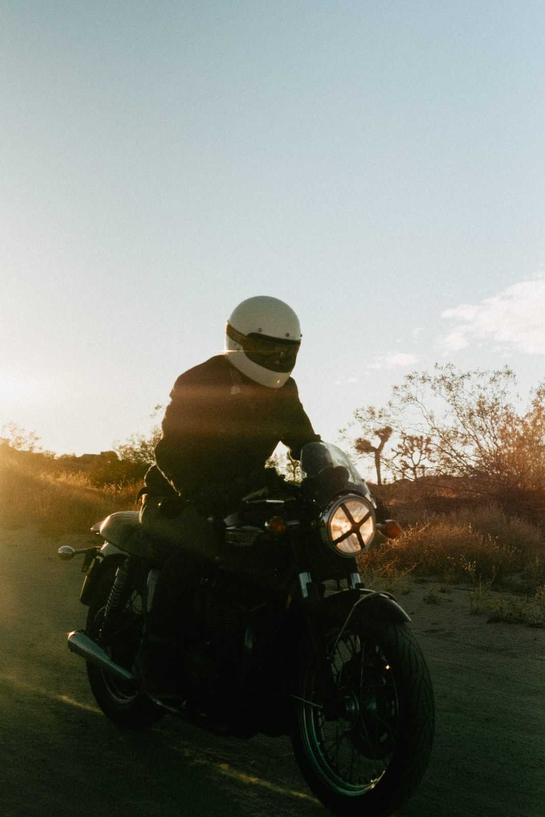 Motorbike lifestyle photography session