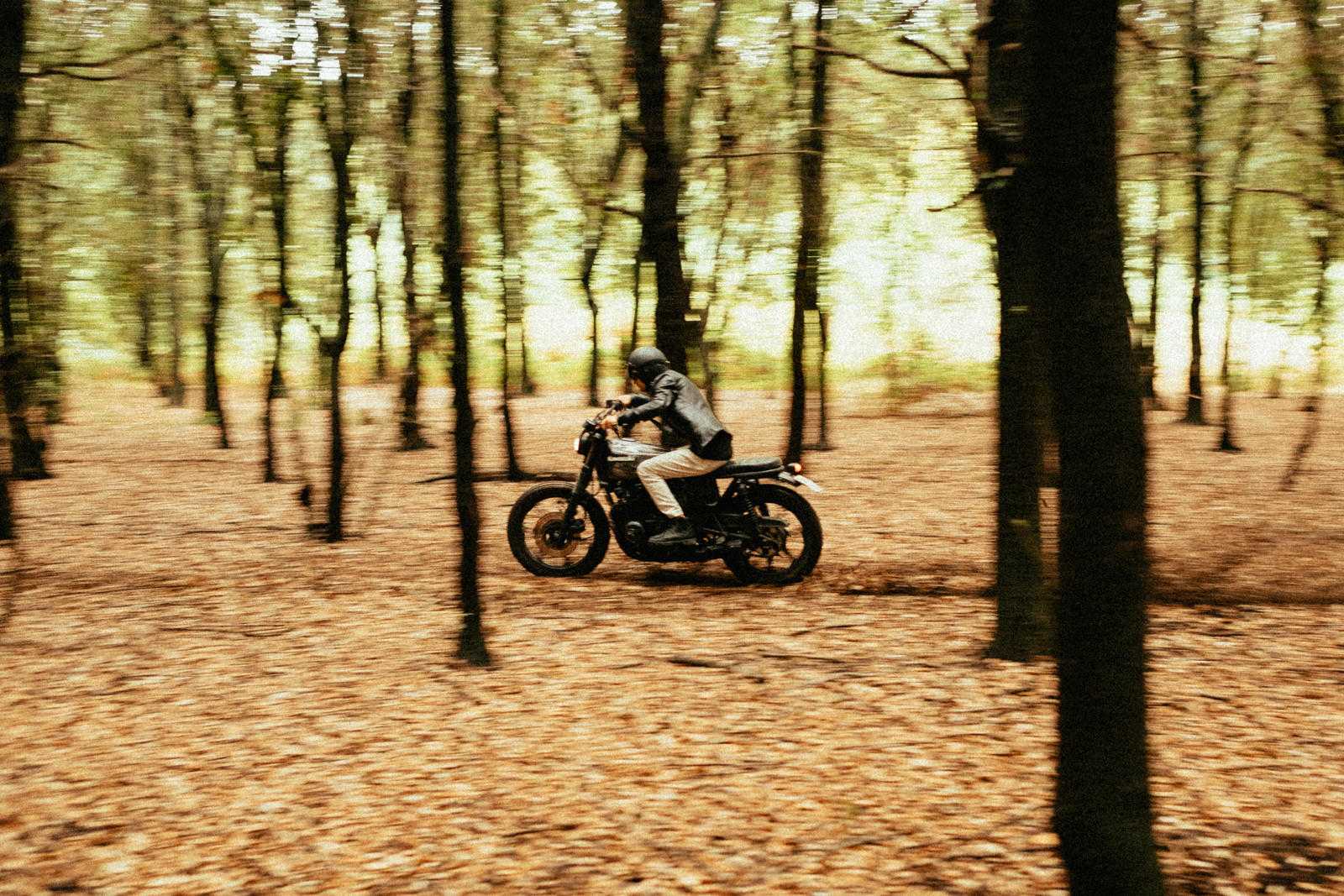 Motorbike lifestyle photography session