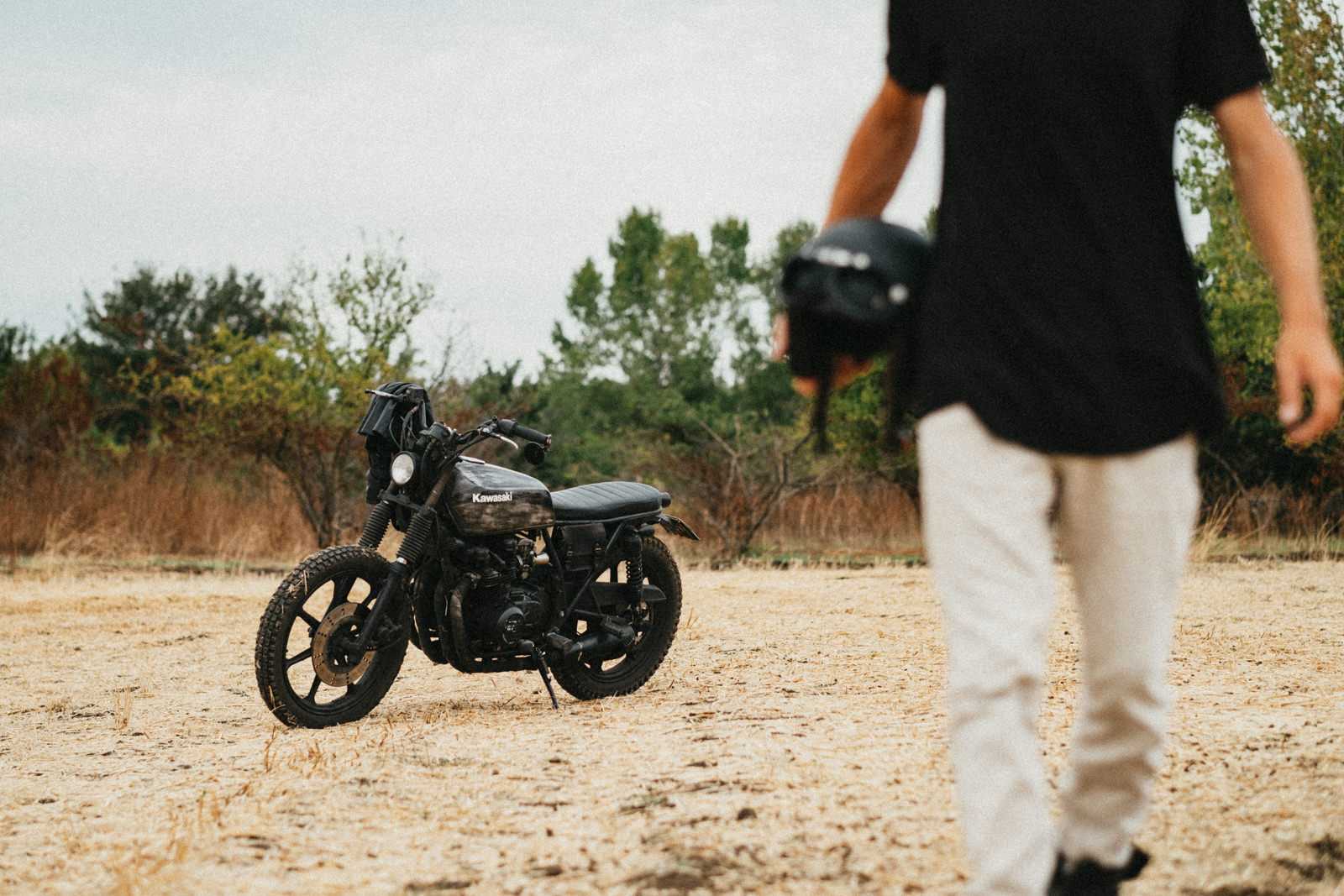 Motorbike lifestyle photography session