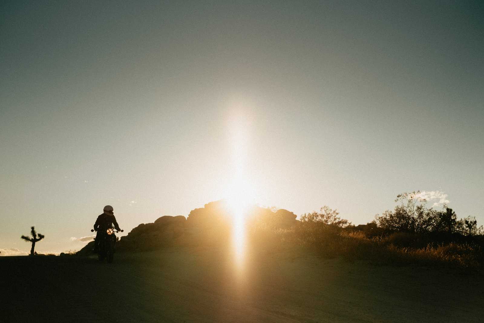 Motorbike lifestyle photography session