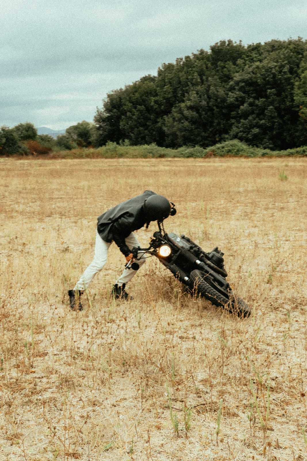 Motorbike lifestyle photography session