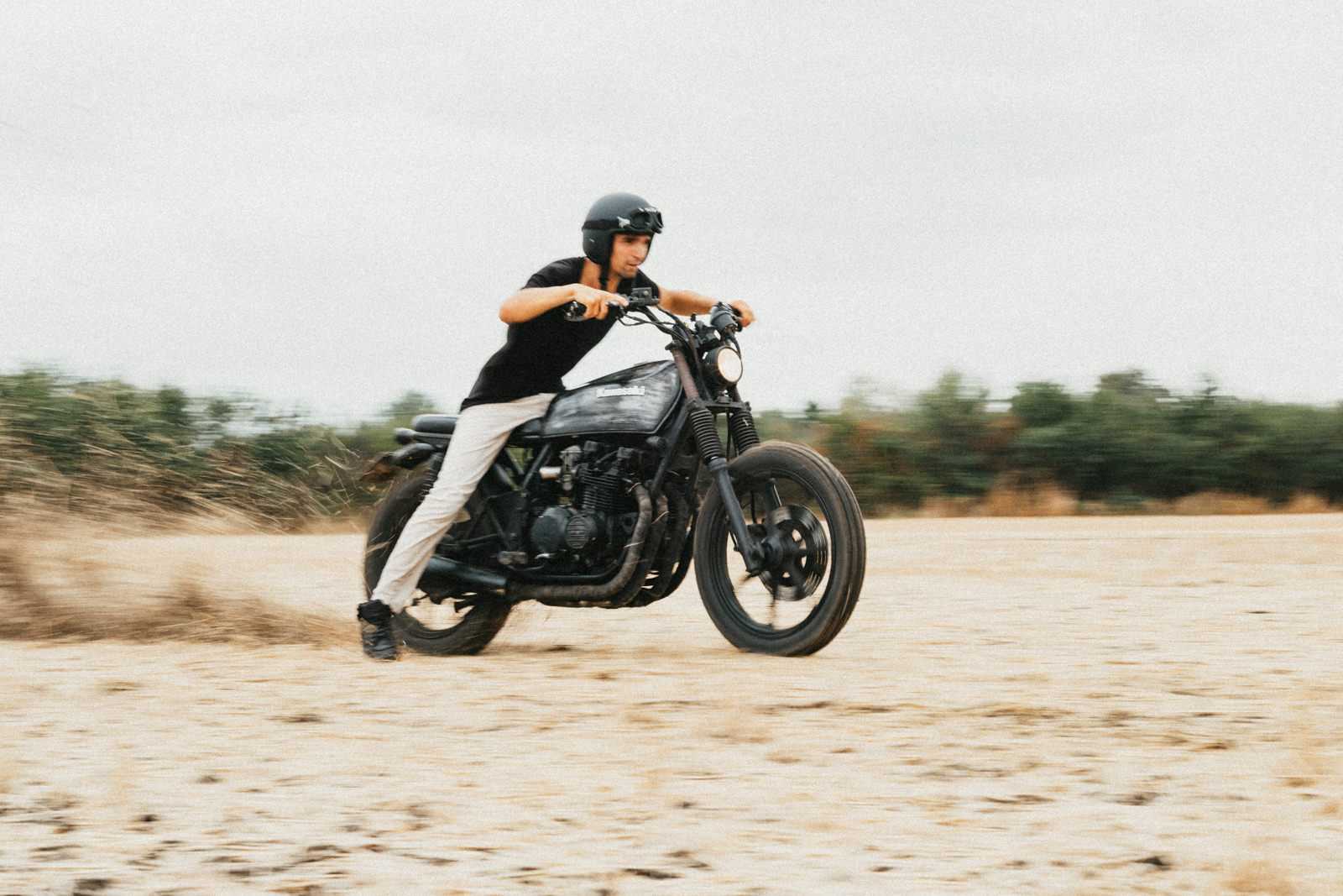 Motorbike lifestyle photography session